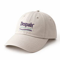 Casquette de baseball réglable 6 panneaux en coton doux 100% avec broderie vintage 'Dad Hat' Despais pour hommes et femmes, idéale pour le quotidien et les activités de plein air