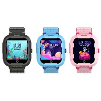 Reloj Inteligente GPS para Niños 4G LTE con Pantalla Táctil Android, Nano SIM, Recordatorio de Llamadas, Correa de Silicona, Resistente al Agua, Alarma Escolar