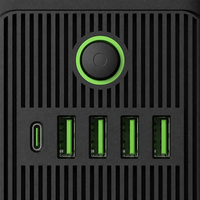 Multiprise multifonctionnelle robuste avec 6 prises USB et 4 ports USB-C, style russe/allemand, vente en gros d'usine