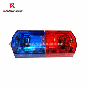 Có thể sạc lại LED cảnh báo giao thông ánh sáng PC Chất liệu Clip-on vai thiết bị với màu đỏ màu xanh nhấp nháy nhấp nháy loại - Product Image 5