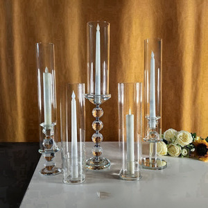 Chandelier en <span class=keywords><strong>cristal</strong></span> unique direct d'usine accessoires de mariage en trois pièces ornements de chandelier antiques décoration de mariage. - Product Image 1