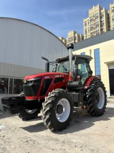 Nuevos tractores agrícolas de alta potencia de 200hp, tractores de ruedas 4WD para uso agrícola, combustible diésel, múltiples salidas de potencia disponibles - Product Image 2