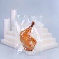 Sacs en rouleau d'étanchéité sous vide en nylon PE co-extrudé à sept couches à haute barrière Sac d'emballage transparent pour la conservation des aliments