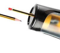 Taille-crayon électrique double trou entièrement automatique Eagle EG-5148 en plastique, certifié CE, pour la maison, le bureau et l'école