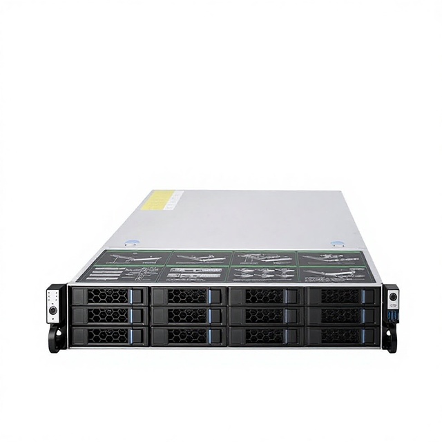 OEM 2U Rackmount ARM Server Dual Kunpeng 920 64 Core 128GB RAM 960GB SSD for Cloud Computing CH-2212K3-TT