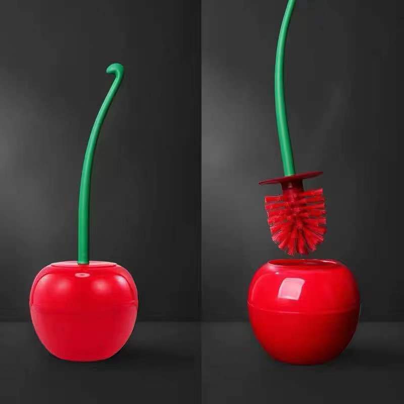 Tête de brosse rouge vif
