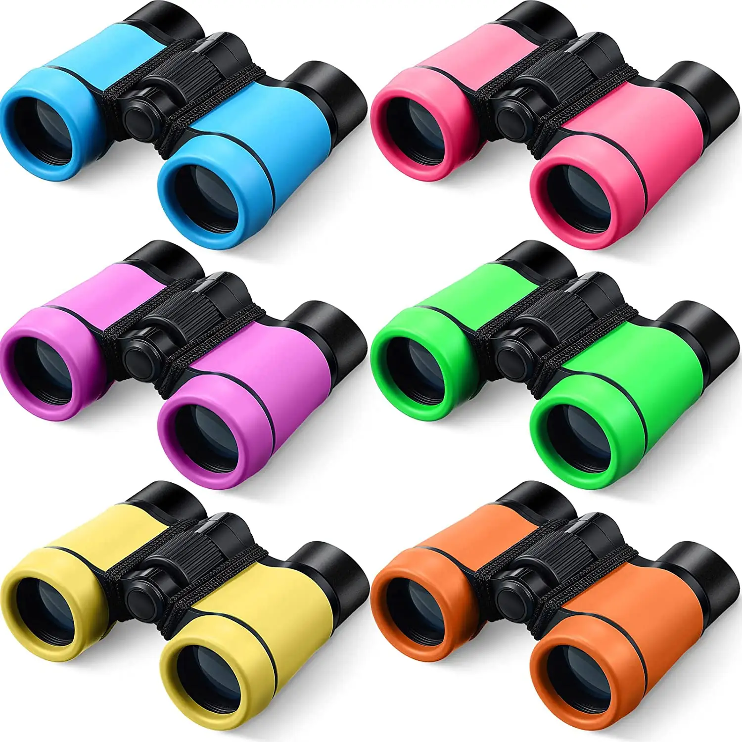 Kids Binoculars Shock Proof Toy Binoculars Folding Small Telescope for Age 3-12 Years Boys Girls Birthday Gifts