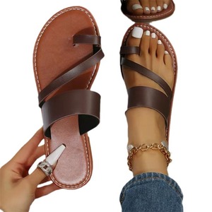 Sandali Casual da <span class=keywords><strong>Donna</strong></span> 2025, Infradito Coreane <span class=keywords><strong>in</strong></span> 6 Colori, <span class=keywords><strong>Ciabatte</strong></span> Leggere e Piatte <span class=keywords><strong>in</strong></span> <span class=keywords><strong>Pelle</strong></span>, Vendita all'Ingrosso di Platform da <span class=keywords><strong>Donna</strong></span> - Product Image 5