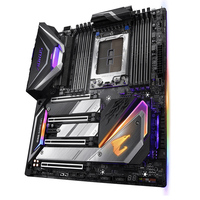 Gigabit X399 AORUS XTREME Motherboard Gaming, Motherboard Gaming dengan AMD X399 Chipset SocketTR4 Generasi Kedua Ryzen CPU Digunakan MB