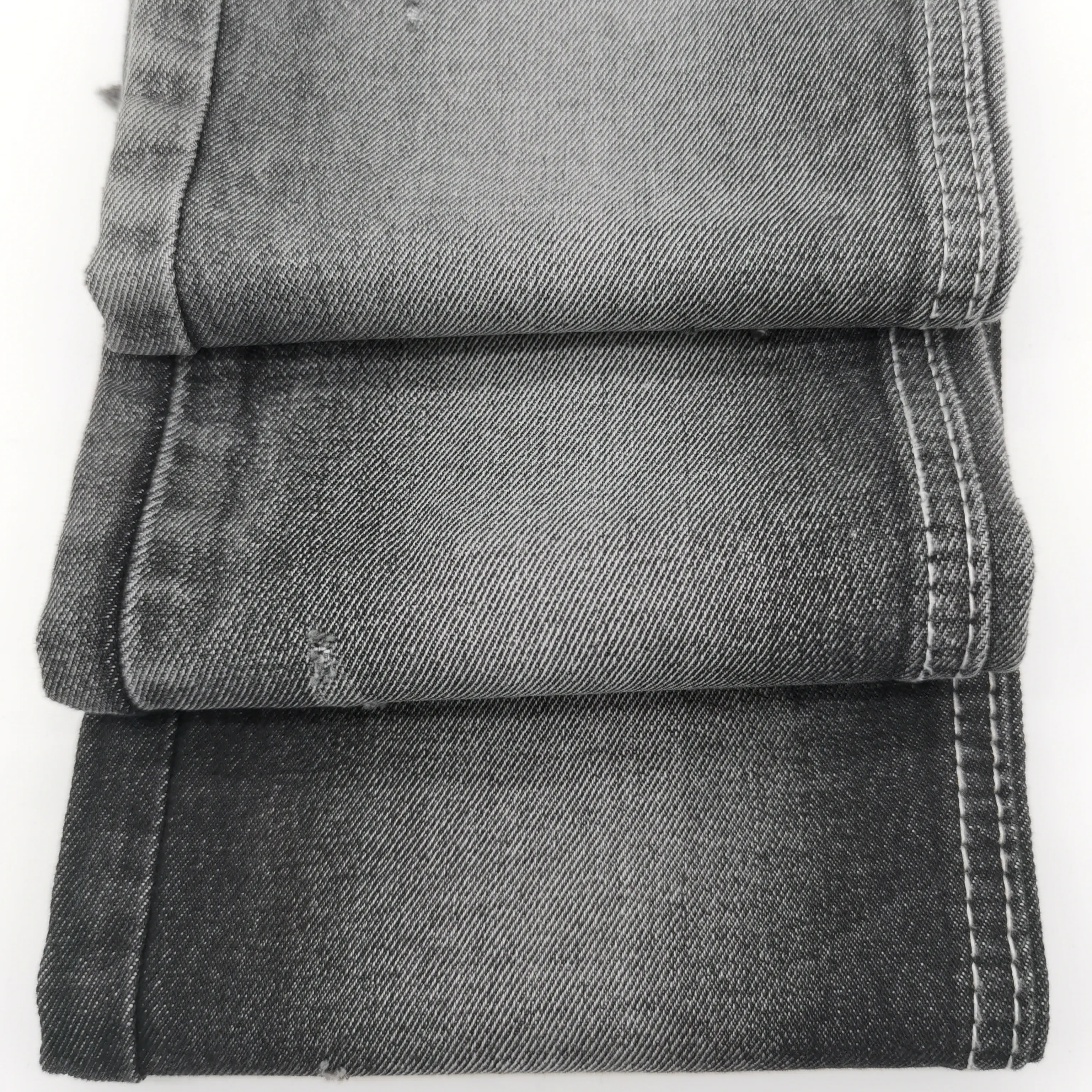 Заводская цена, Лидер продаж, в наличии, джинсовая ткань из окрашенной пряжи черного цвета