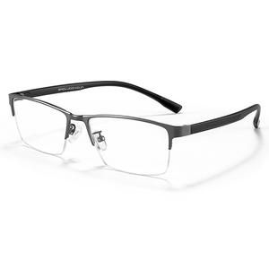 Monturas de Gafas de Media Montura Danyang, Rectangulares, Cómodas para Hombre, Lentes de PC 1608 - Product Image 2