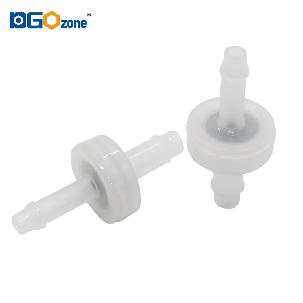 3/8"-1/4" non return valve mini plastic ozone valve 3/16''-1/4'' NRV reducing fittings