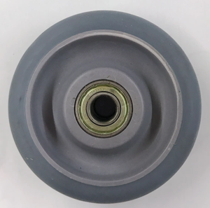<span class=keywords><strong>Roues</strong></span> de <span class=keywords><strong>chariot</strong></span> à main en caoutchouc thermoplastique rigide TPR avec roulements à billes doubles de 4 pouces - Product Image 3