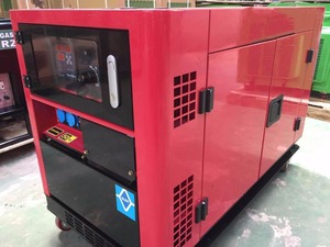 Generador Diésel de Buena Calidad a Precio Directo de Fábrica, 10 kVA, 10000 Vatios, Trifásico, 50/60 Hz, <span class=keywords><strong>Alternador</strong></span> <span class=keywords><strong>Autoexcitado</strong></span> 186FA, Silencioso - Product Image 2