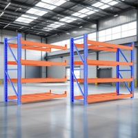 4 capas China Warehouse Racking Medium Duty Warehouse Pallet Storage Racks Unidades para sistema de estanterías industriales