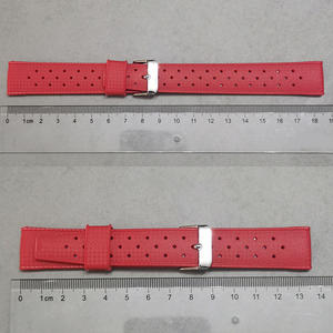 थोक 20 मिमी 22 मिमी विंटेज त्वरित रिलीज वाटरप्रूफ रबर सिलिकॉन घड़ी स्ट्रैप बैंड स्पोर्ट डाइविंग कलाई बैंड ब्रेसलेट - Product Image 4