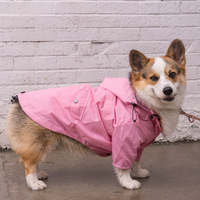 Manteaux de pluie élégants et de qualité supérieure pour chiens, 4 couleurs, vêtements de pluie rétro épais pour animaux de compagnie