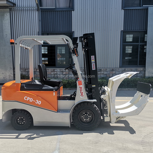 Montacargas para Manipulación de Rollos de Papel con Pinza Giratoria, Eléctrico, para Trabajo en Pie, de Alta Eficiencia para Almacenes, con Certificación CE y en Stock - Product Image 3