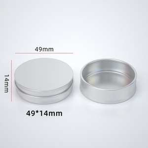 Custom Logo <b>Aluminum</b> Screw Cap Matte Finish Hand Cream Jars Luxury Refillable Moisturizer <b>Containers</b> Private Label Cosmetic - Product Image 4