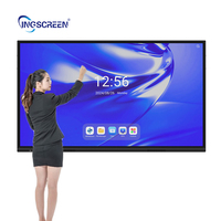 Tableau blanc interactif numérique INGSCREEN Chine Education 100 pouces, écran tactile plat, tableau blanc intelligent pour l'école