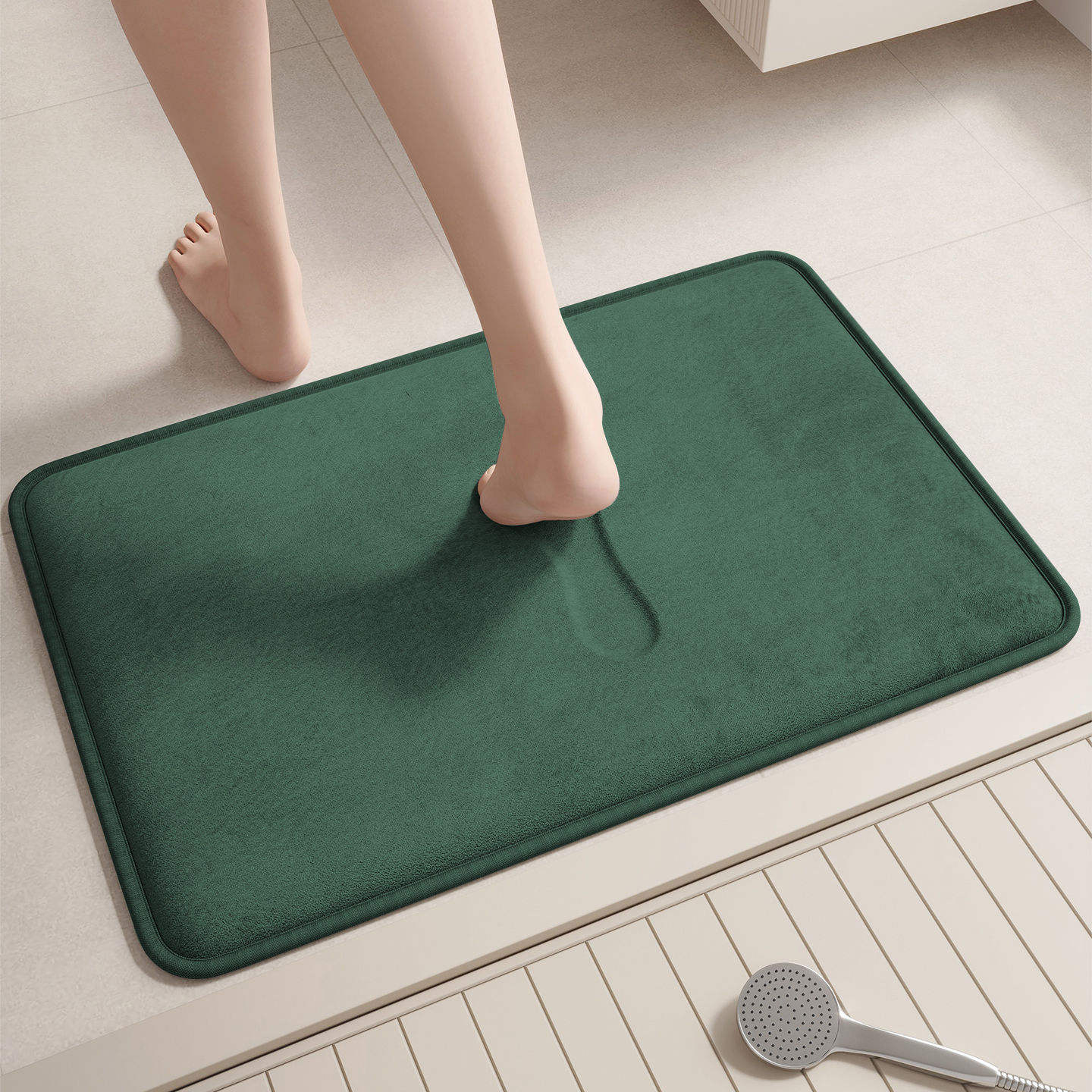 เมมโมรี่โฟม ดัตช์ฟลีซ - สีเขียวเข้ม