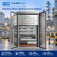 Armoire de commande d'éclairage en acier inoxydable OEM ODM, panneau électrique pour centres commerciaux, hôpitaux et l'industrie