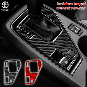 Pegatina de Fibra de Carbono para el Panel de Cambio de Marchas del Coche, para Subaru Crosstrek <span class=keywords><strong>Impreza</strong></span> <span class=keywords><strong>2024</strong></span> 2025, Accesorios Interiores - Product Image 1
