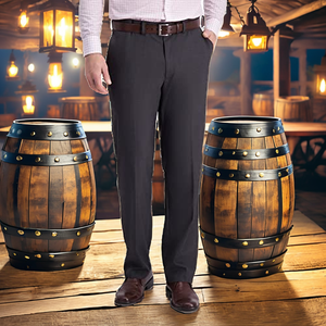 Pantalon de pirate pour homme, costume formel de cosplay, taille plus 3XL, 100% polyester - Product Image 2