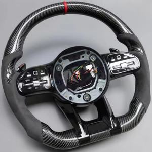 <span class=keywords><strong>Volant</strong></span> en fibre de carbone noir pour Mercedes-Benz AMG <span class=keywords><strong>CLS</strong></span> Classe G W217 W218 <span class=keywords><strong>W219</strong></span> W222 W221 W212 W253 W463 W464 - Product Image 5