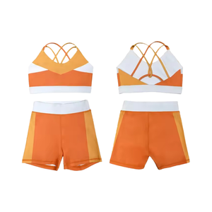 Conjunto de Ropa Deportiva para Niñas, Tendencia 2026, Venta Caliente, para Danza y Yoga, Transpirable, con Estampado en la Parte Delantera, Venta al por Mayor, para Gimnasia y Animación Infantil - Product Image 4