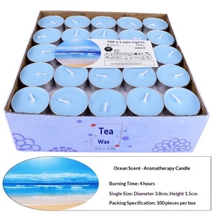 Wholesale Round <b>Tea</b> <b>Lights</b> Candles Home <b>Lights</b> 100 PCS 4 Hours Unscented <b>Tea</b> <b>Light</b> Candles - Product Image 6