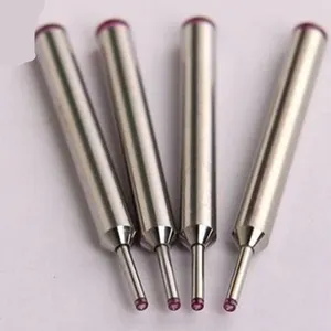 Kumparan Berliku Mesin Aksesoris Wire Guide Jarum Tinggi Polishing Ruby Nozzle 0.4 Mm Tensioner Nozzle Coil Winding Nozzle