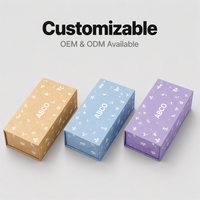 Boîte cadeau pliable en kraft avec logo personnalisé, motif feuille, carton rigide, emballage pliable, cosmétiques, vêtements, vente au détail, cadeau