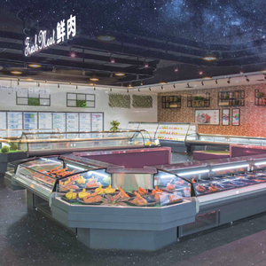 China Frozen Foods Display Sliding Glass Door Aht Cabination <b>Freezer</b> for Meat Shop 20ae Aht Island <b>Freezer</b> - Product Image 2