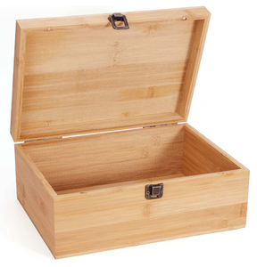 Bamboo Wooden storage box Handicrafts wooden box art and DIY hobby jewelry storage box