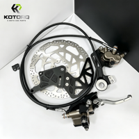 Kit de conversion de frein arrière KOTORQ Ultra Bee pour E-Ride Pro SS 2.0, comprenant étrier, levier, tuyau, support CNC et rotor de 240 mm pour une performance améliorée