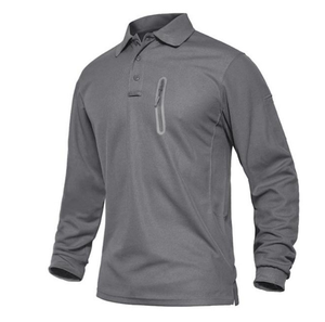 เสื้อยืดแขนยาวลายพราง DFT808 สำหรับผู้ชาย แห้งเร็ว เหมาะสำหรับการต่อสู้ เดินป่า กิจกรรมกลางแจ้ง พร้อมโลโก้แบบกำหนดเอง - Product Image 6