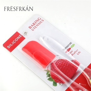 Juego de Herramientas para pasteles antiadherentes resistentes al calor, accesorios de cocina, espátula de silicona, juegos de cepillos de pastelería con <span class=keywords><strong>mango</strong></span> de plástico, OEM, venta al por mayor - Product Image 5