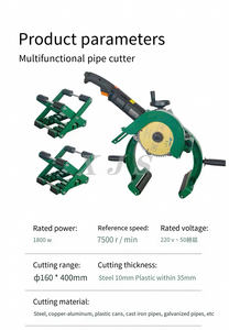 Machine de dé<span class=keywords><strong>coupe</strong></span> de tuyaux PE électrique haute puissance 220V multifonctionnelle avec serrage et serrage automatique de l'arc - Product Image 6