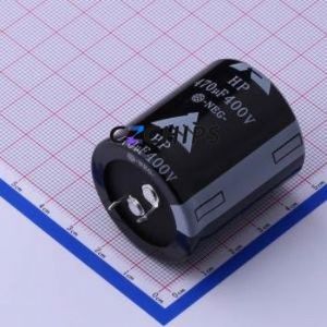 ตัวเก็บประจุแบบอิเล็กโทรไลต์อะลูมิเนียม HPG471M35040FVA แบบ Snap-in ชนิด Through-hole (THT), ขนาด D35xL40 มม. 470uF 20% 400V 35 มม. - Product Image 1