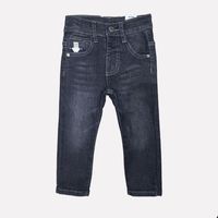 Automne slim fit noir garçon jeans enfants garçon denim jeans coupe étroite pantalon pour adolescent garçon