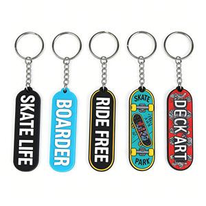 Portachiavi promozionale personalizzato in morbido PVC con logo personalizzato - Product Image 4