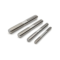 Steel Double-ended Bolts Made of Galvanized and Black Carbon Steel Stainless Steel Materials.