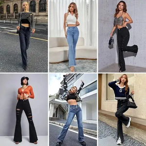 Jeans Usados XQ Gracer Skinny al por Mayor, Baratos, de Poliéster y Algodón, Calidad Grado A+, Lotes de Excedentes para Mujer - Product Image 3