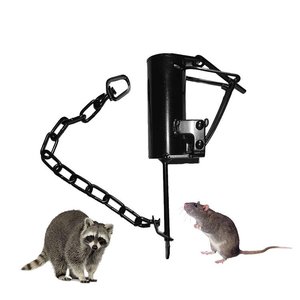 Trampa portátil antirrobo para topos y gophers con cadena fija, fácil de instalar, trampa para madrinas, repelente de plagas - Product Image 1