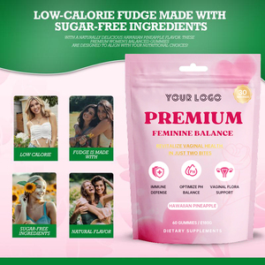 Complément alimentaire en gommes pour l'équilibre féminin, OEM/ODM, de qualité supérieure, pour la défense <span class=keywords><strong>immunitaire</strong></span>, produit sain, bon pour les femmes - Product Image 4
