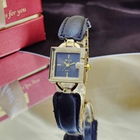 Montre-bracelet carrée à quartz pour femme, style vintage, écologique, luxe léger, avec boîtier en acrylique et fermoir bijou