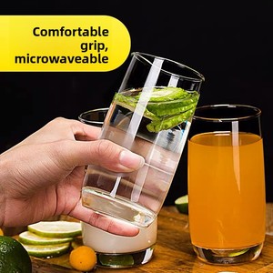 Luminarc Set di 6 pezzi bicchiere di <span class=keywords><strong>acqua</strong></span> dritto trasparente resistente al calore a prova di esplosione bicchieri di vetro include tazza di succo di tè tazza - Product Image 2