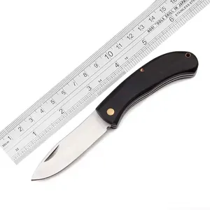 Ruiss चाकू छोटे काले लकड़ी संभाल पॉकेट ईडीसी चाकू Foldable ब्लेड लाइनर ताला स्टेनलेस स्टील चाकू H-K2110377 - Product Image 1