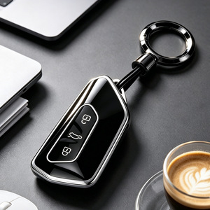 Funda de TPU para Llave de Volkswagen, Compatible con VW Golf GTI, Skoda Octavia, <span class=keywords><strong>ID3</strong></span>, ID4, con Llavero; Apta para VW Golf/ID/Atlas/MK8/GTI - Product Image 1